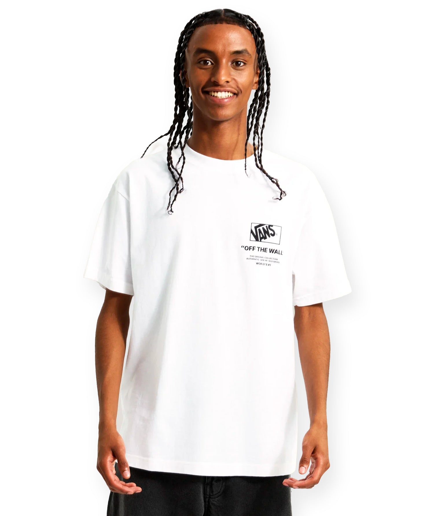 STACKED HI - T-SHIRT VN000PEW WHT1 VANS 