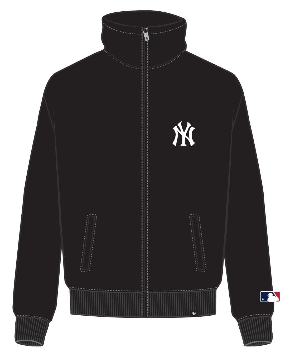 HELIX FZ NEW YORK YANKEES - GIACCA 47-BB017PMITLO711705 JK 47 BRAND 