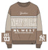 FRENCH TERRY MAXIMALIST NEW YORK YANKEES - FELPA 47-BB017PMXRDL707889 K0 47 BRAND 