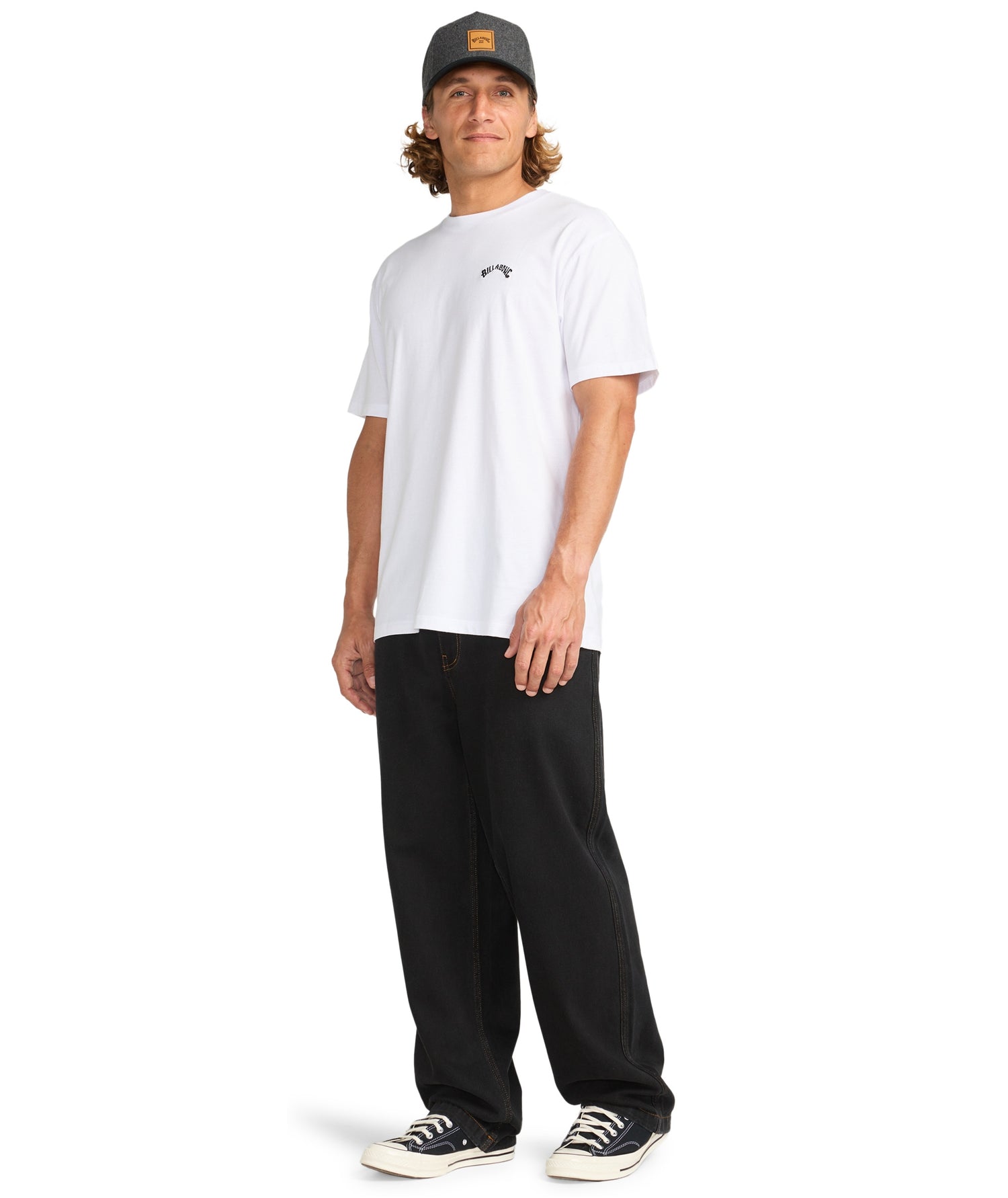 ARCH CREW - T-SHIRT EBYKT00100 -WHT BILLABONG 