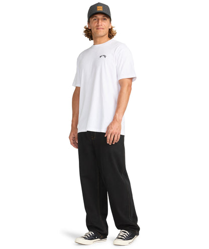 ARCH CREW - T-SHIRT EBYKT00100 -WHT BILLABONG 
