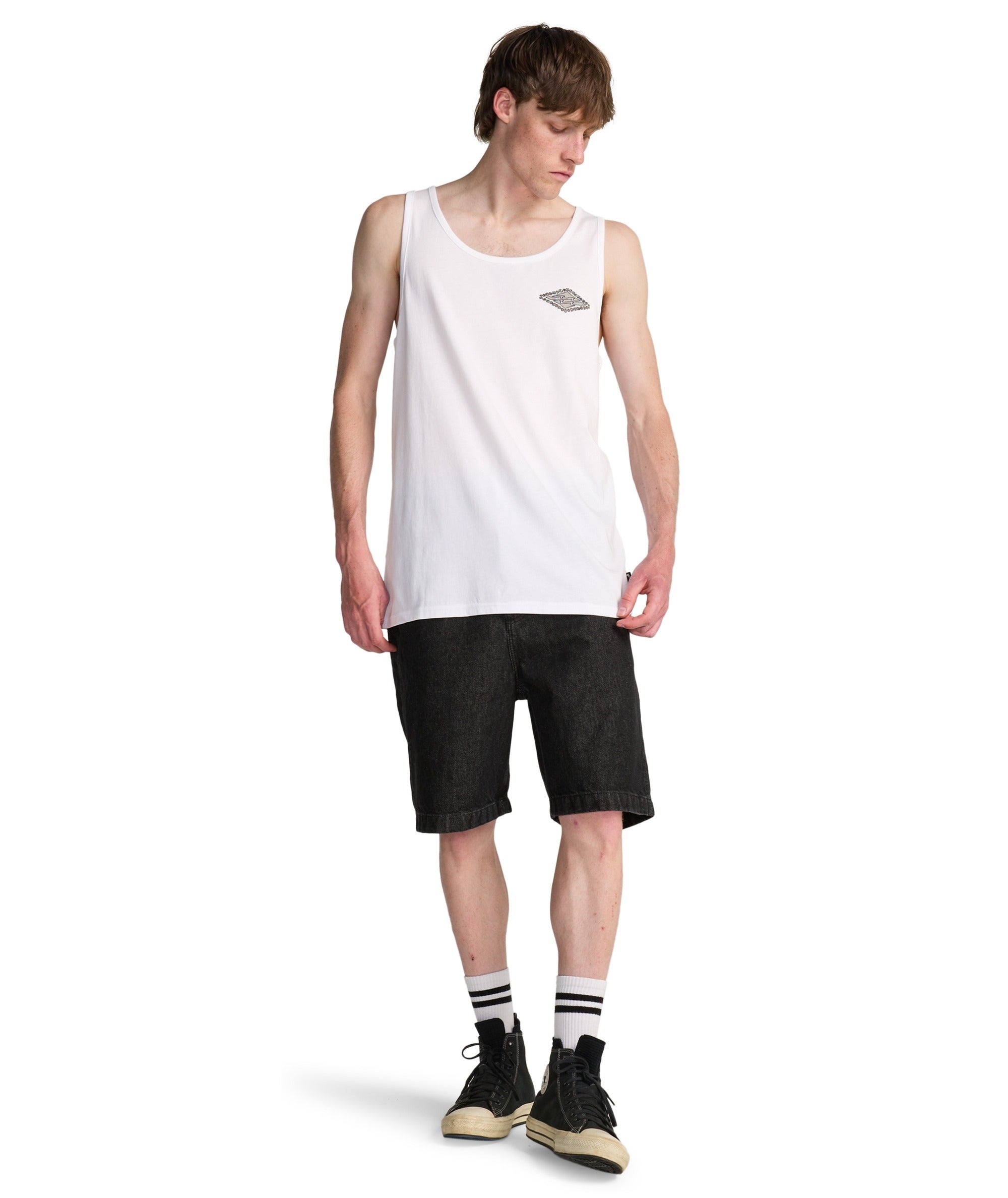CRAYON WAVE TK - T-SHIRT EBYZT00487 -WHT BILLABONG 