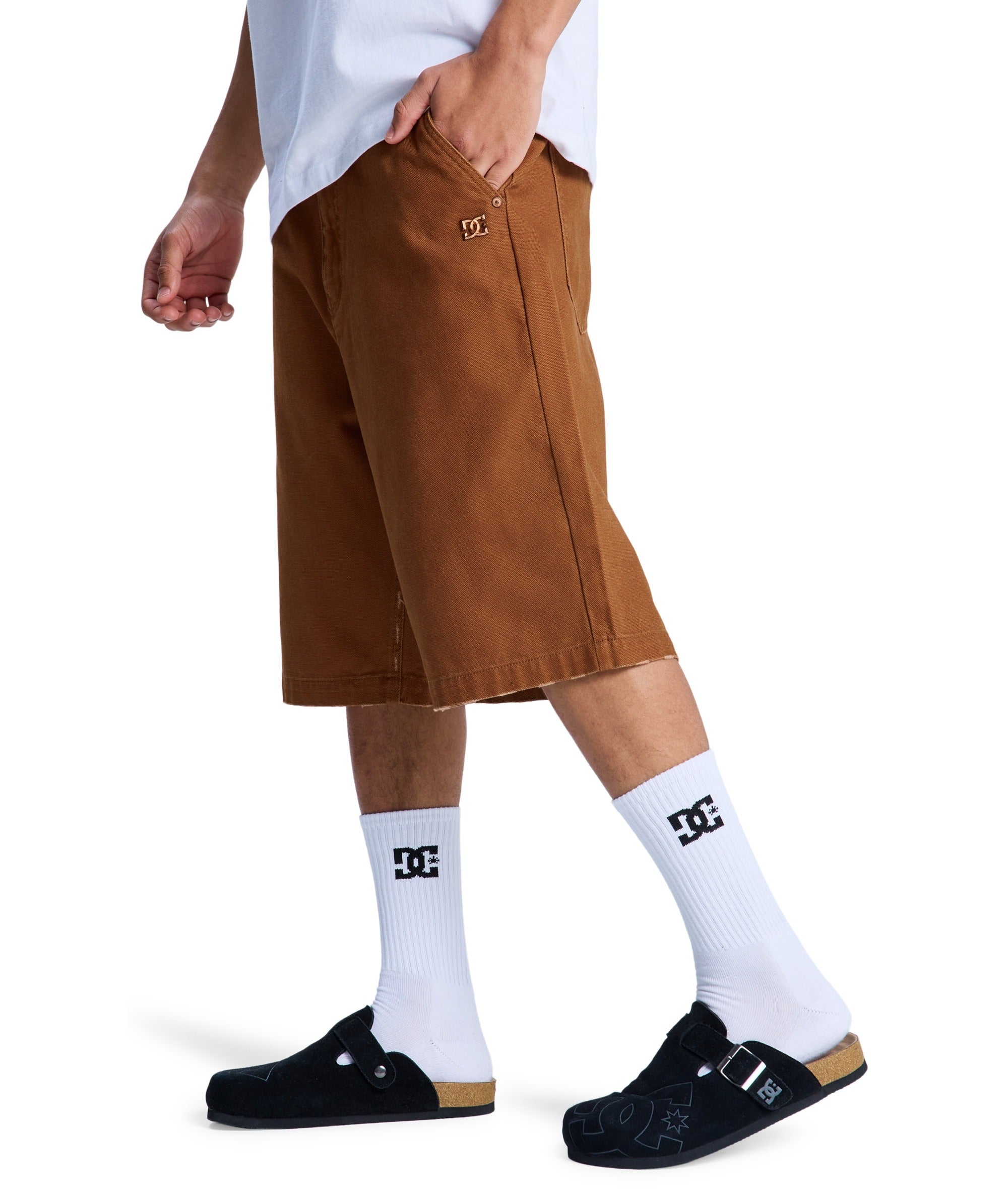 STRESSED 5 POCKET - SHORTS EDYWS03167 -CQF0 DC 