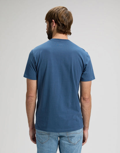MEDIUM WOBBLY LEE ACADEMY BLUE - T-SHIRT 112376431 . LEE 