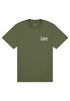 MEDIUM WOBBLY LEE LICHEN OLIVE - T-SHIRT 112376462 . LEE 