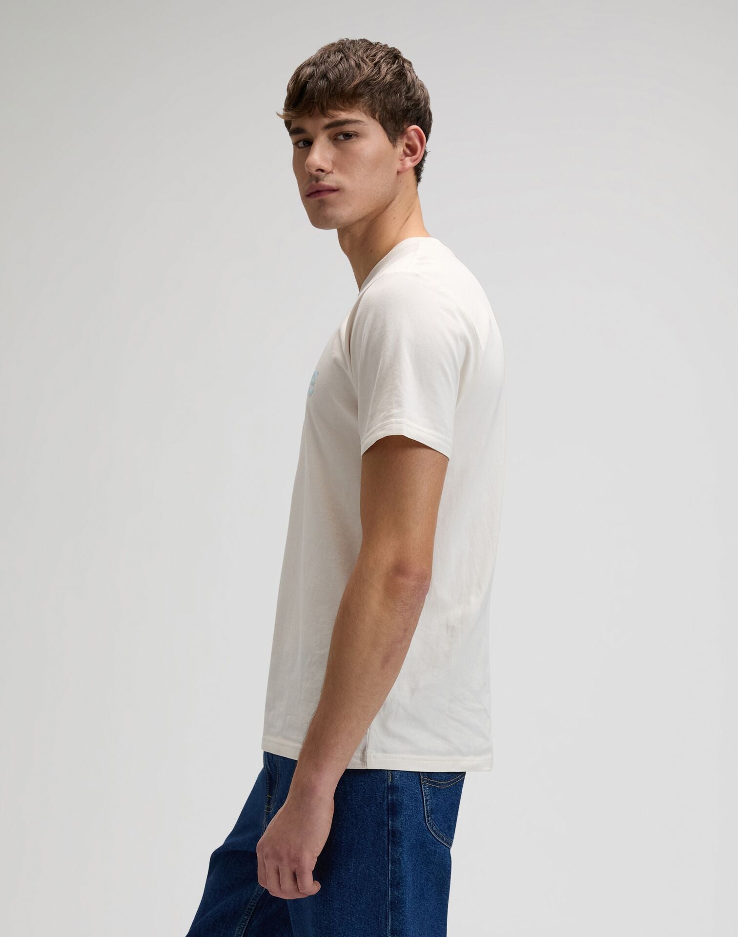 MEDIUM WOBBLY LEE NATURAL - T-SHIRT 112376489 . LEE 