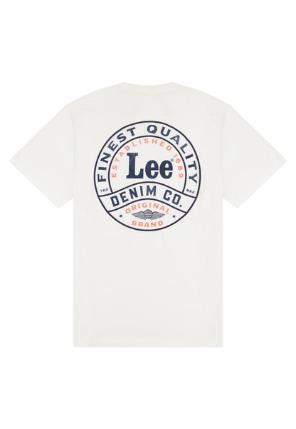 STAMP LEE BRIGHT WHITE - T-SHIRT 112376493 . LEE 