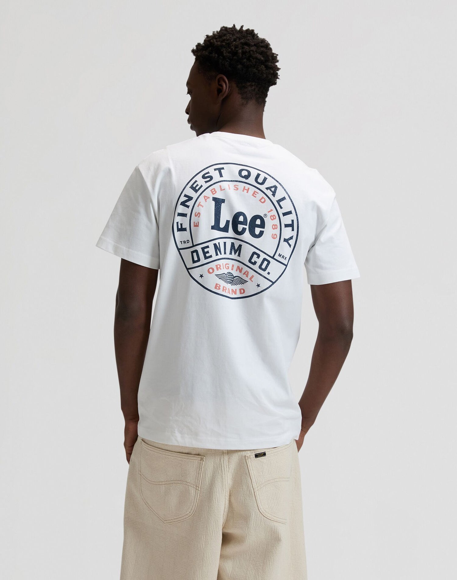 STAMP LEE BRIGHT WHITE - T-SHIRT 112376493 . LEE 