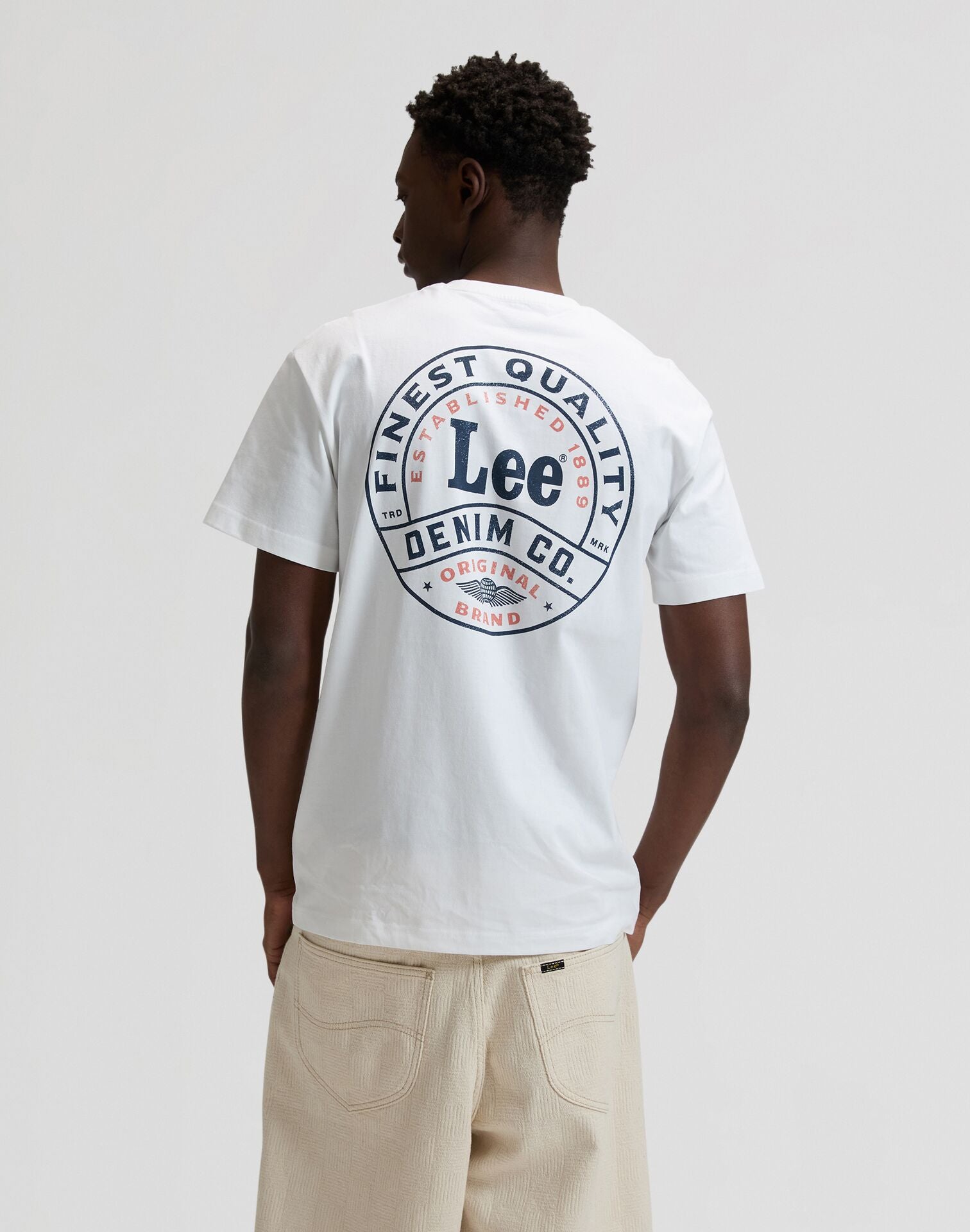 STAMP LEE BRIGHT WHITE - T-SHIRT 112376493 . LEE 