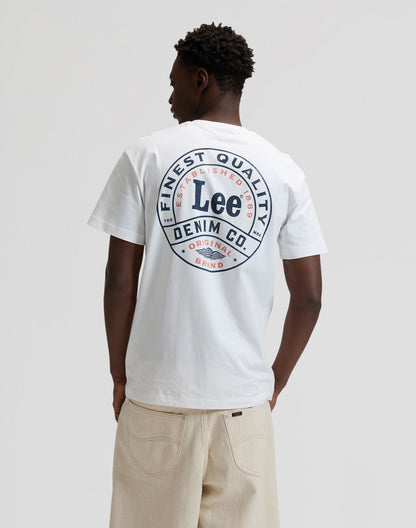 STAMP LEE BRIGHT WHITE - T-SHIRT 112376493 . LEE 