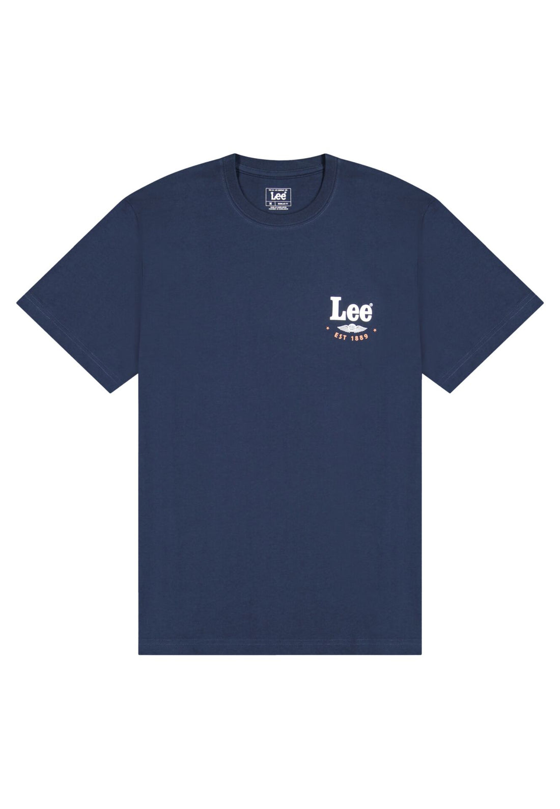 STAMP LEE RIVET NAVY - T-SHIRT 112376494 . LEE 