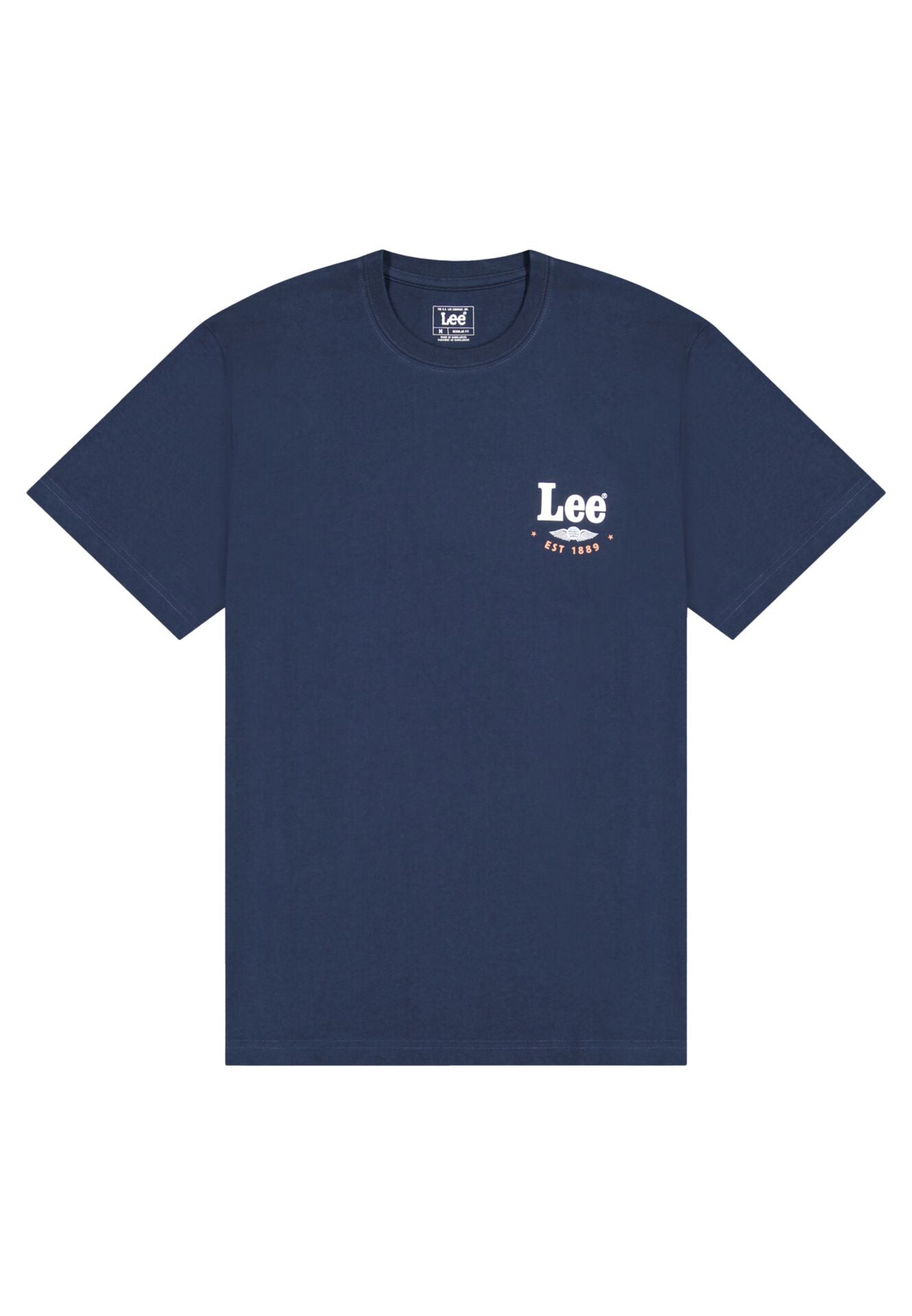 STAMP LEE RIVET NAVY - T-SHIRT 112376494 . LEE 