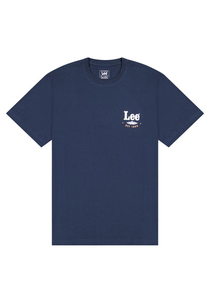 STAMP LEE RIVET NAVY - T-SHIRT 112376494 . LEE 