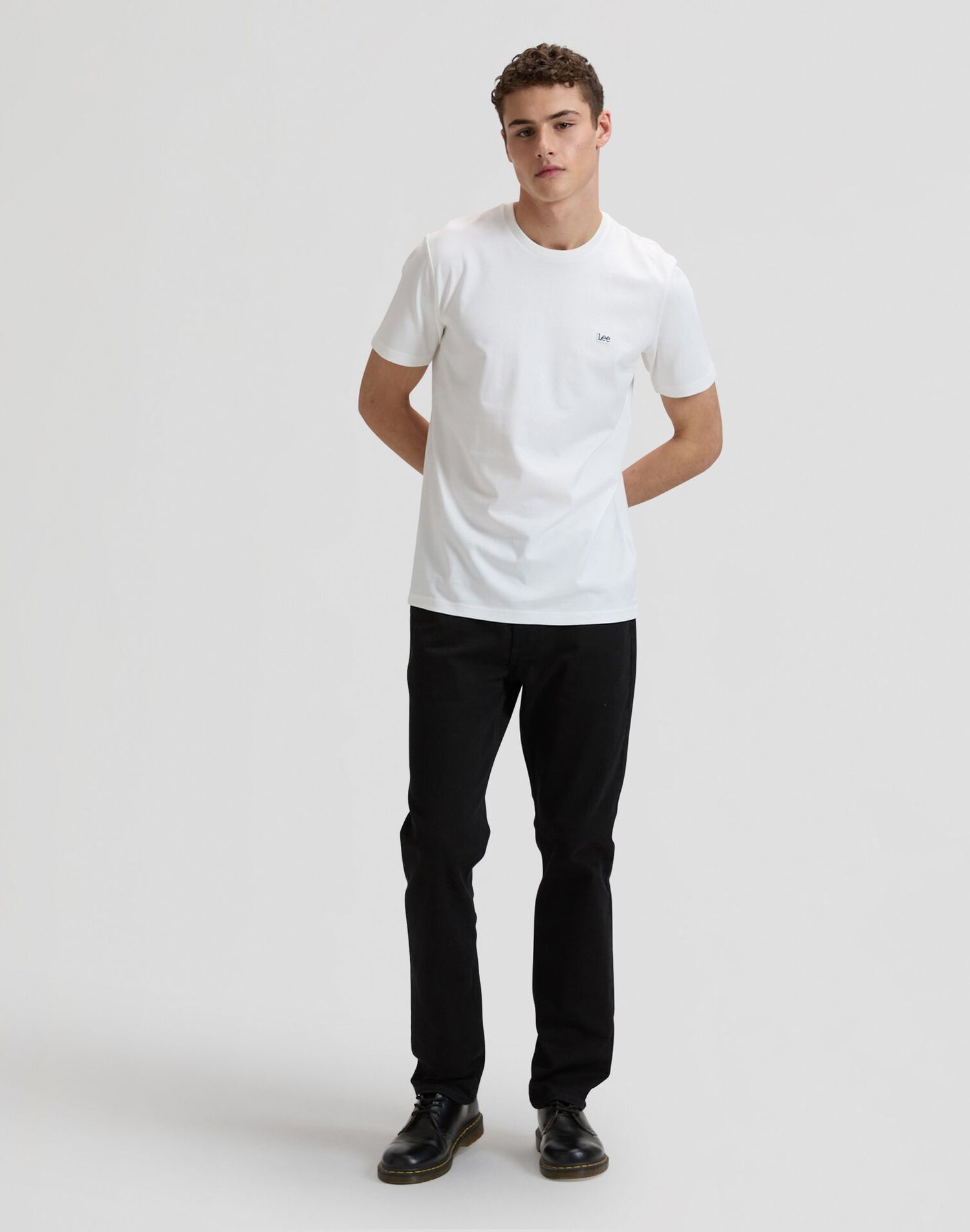 PATCH LOGO WHITE - T-SHIRT 112376605 . LEE 