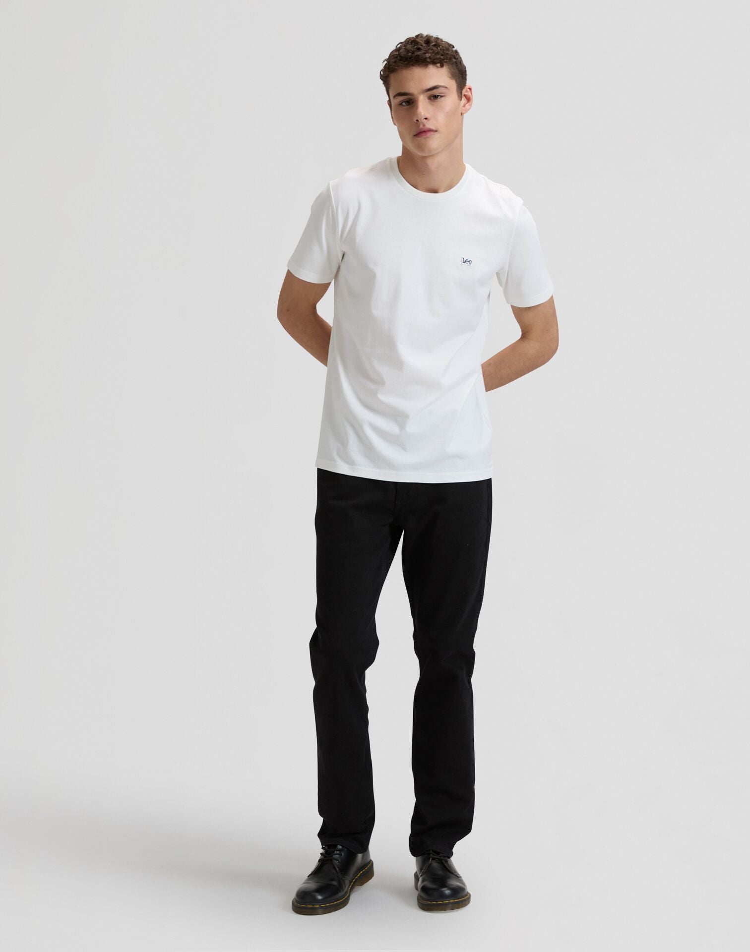 PATCH LOGO WHITE - T-SHIRT 112376605 . LEE 