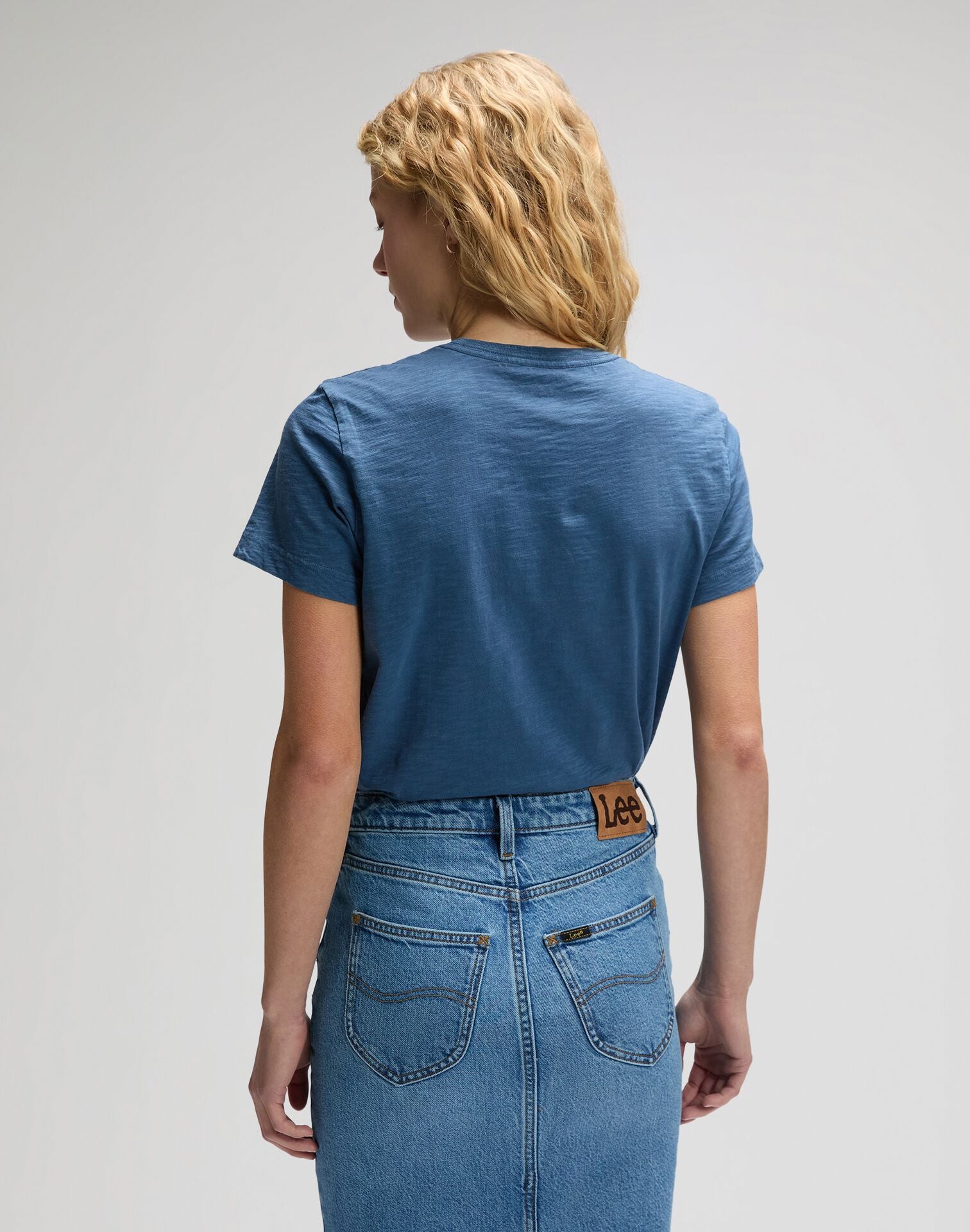 PERFECT ACADEMY BLUE - T-SHIRT 112376989 . LEE 
