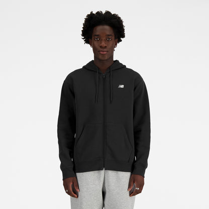 SPORT ESSENTIALS LOGO FRENCH TERRY FULL ZIP - FELPA MJ41501BK . NEW BALANCE 