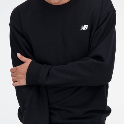 SPORT ESSENTIALS FRENCH TERRY CREW - FELPA MT41507BK . NEW BALANCE 
