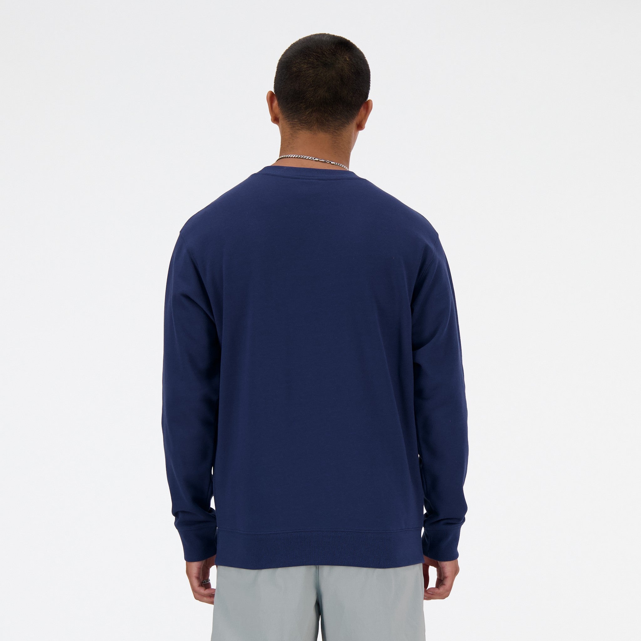 SPORT ESSENTIALS FRENCH TERRY CREW - FELPA MT41507NNY . NEW BALANCE 