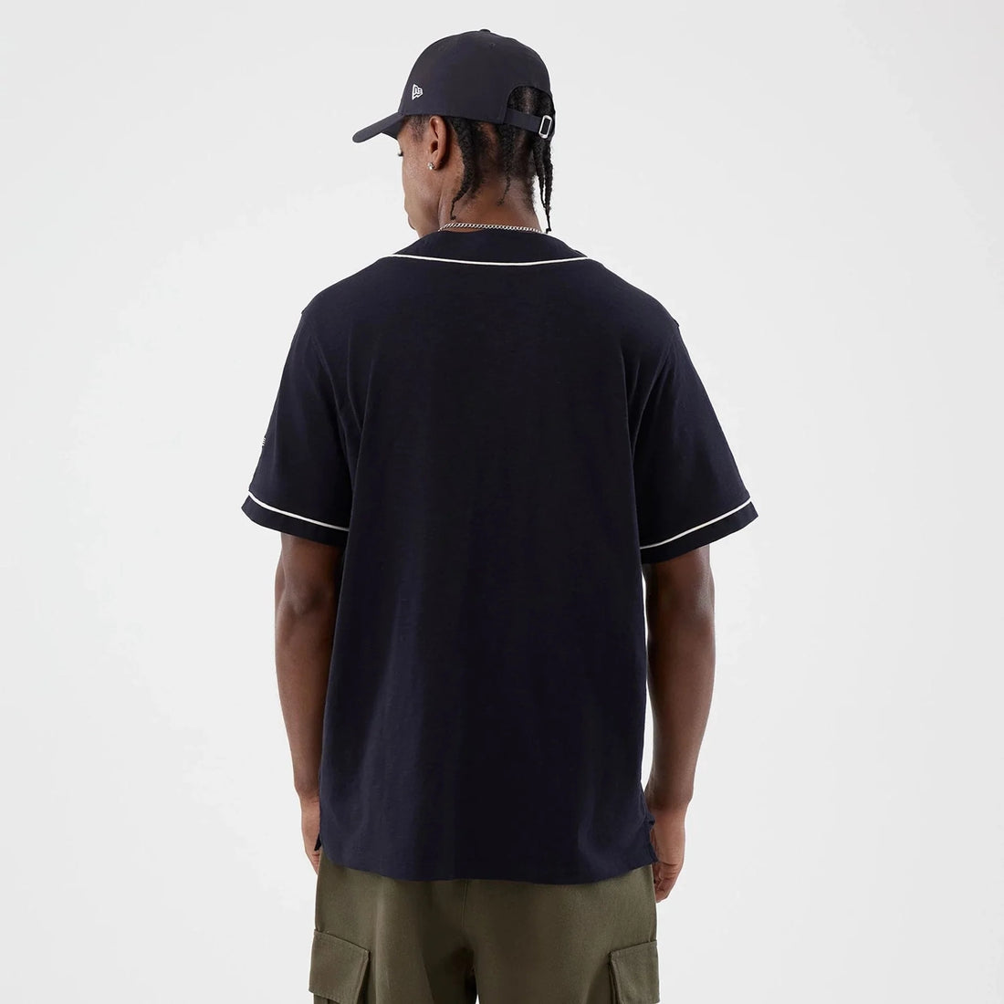 NE SLUB BASEBALL JERSEY - T-SHIRT 60856190 . NEW ERA 