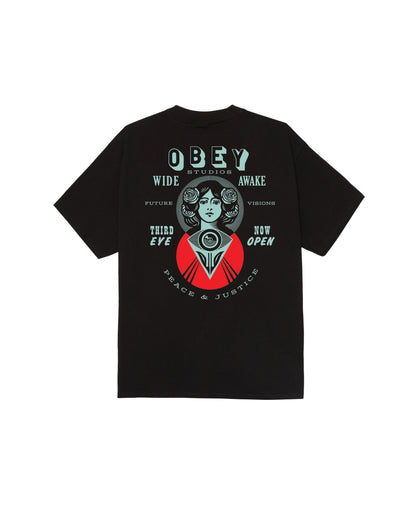 MAKE ART THIRD EYE - T-SHIRT 22MC0001694 -BLK OBEY 