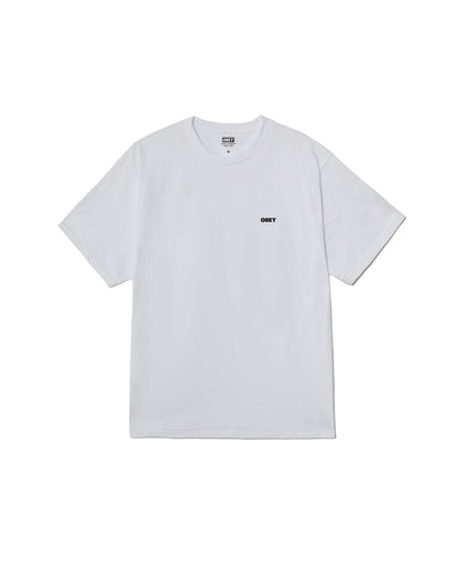 THE MEDIUM IS THE MESSAGE - T-SHIRT 22MC0001754 -WHT OBEY 