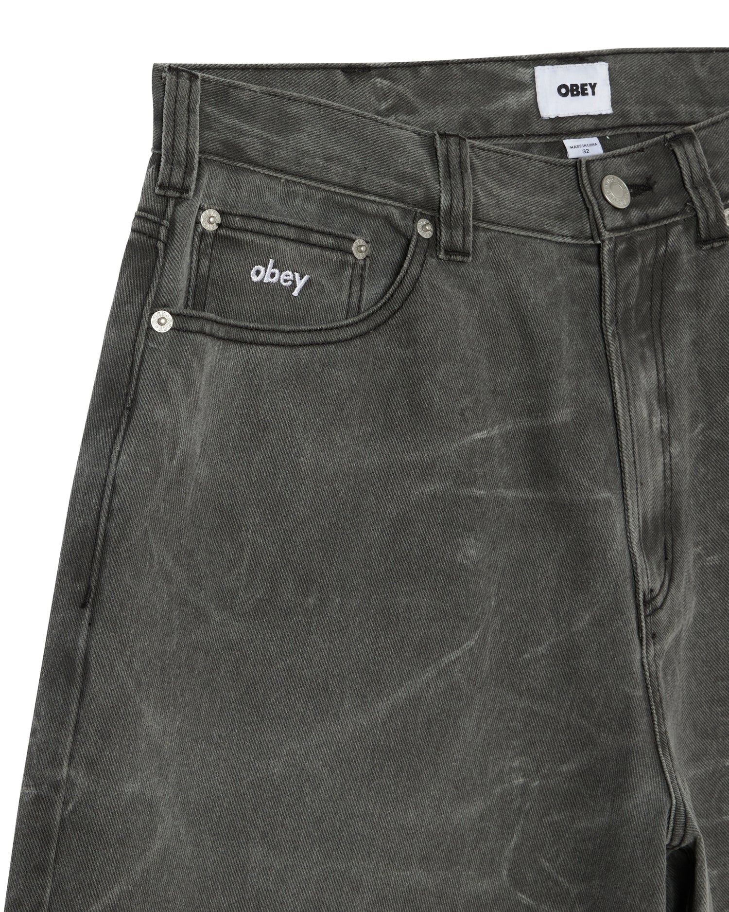 BIGWIG BAGGY DENIM - SHORTS 22MC0001783 -BWA OBEY 