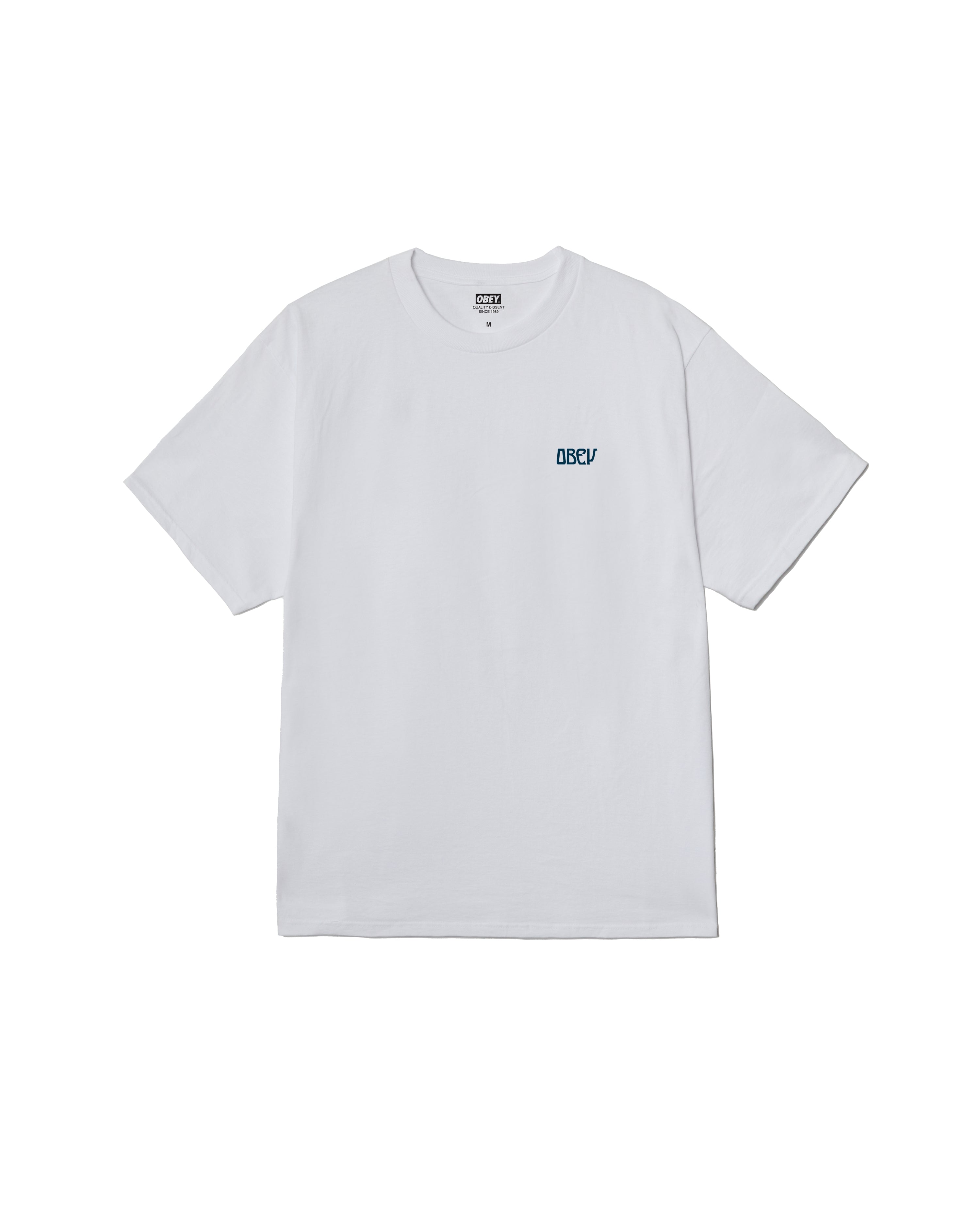 PEACE NOW BUTTERFLIES - T-SHIRT 22MC0001838 -WHT OBEY 