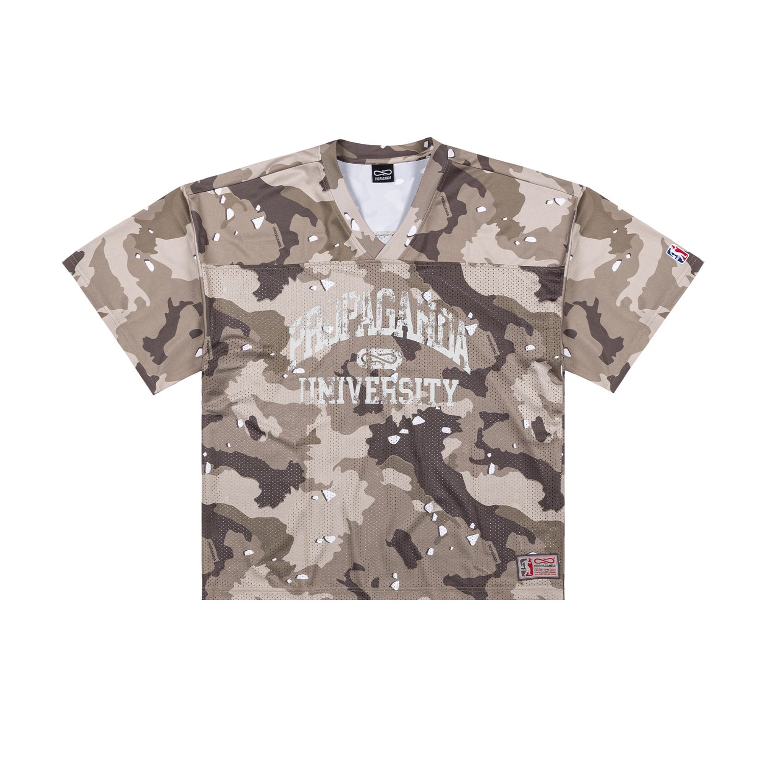 RUGBY JERSEY BOX FIT UNIVERSITY - T-SHIRT 26SSPROU831 -V.U. PROPAGANDA 