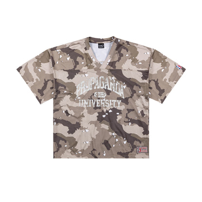 RUGBY JERSEY BOX FIT UNIVERSITY - T-SHIRT 26SSPROU831 -V.U. PROPAGANDA 