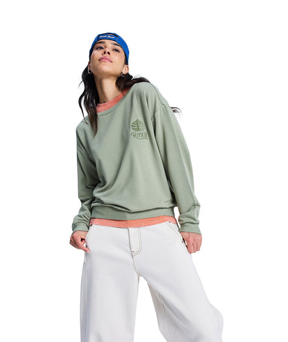 SURFING BY MOONLIGHT - FELPA ERJFT05067 -GLD0 ROXY 