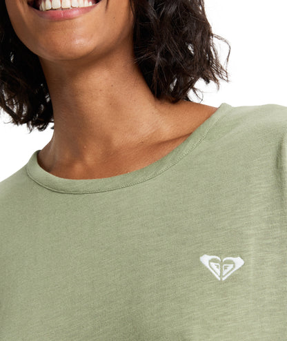 OCEANWAVE REGULAR EMBY - T-SHIRT ERJZT06030 -GLD0 ROXY 