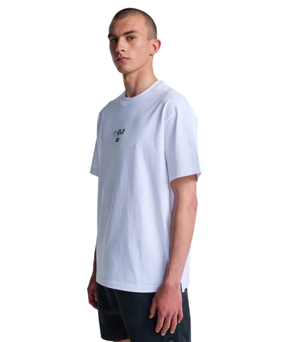 AMAZE SNAKE - T-SHIRT EVYZT00321 -WHT RVCA 