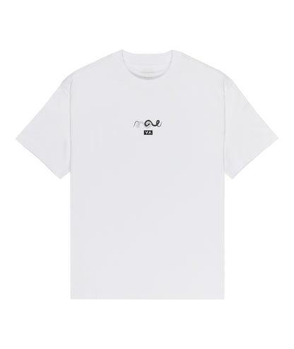 AMAZE SNAKE - T-SHIRT EVYZT00321 -WHT RVCA 