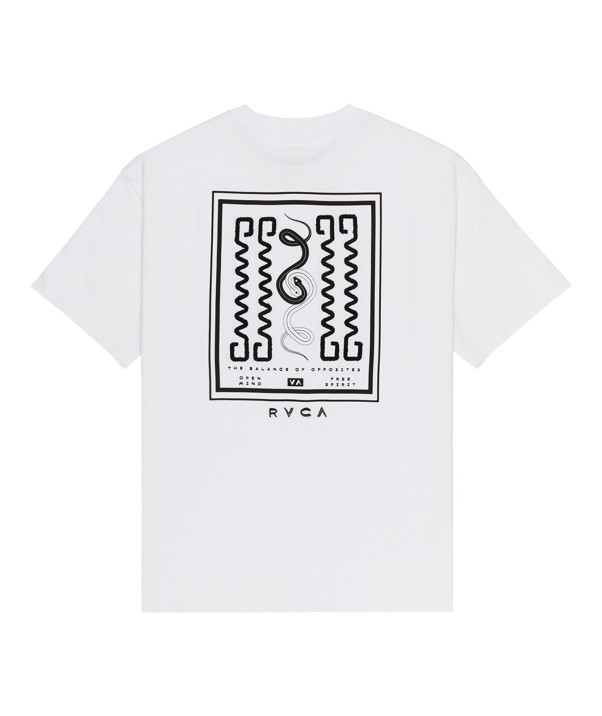 AMAZE SNAKE - T-SHIRT EVYZT00321 -WHT RVCA 