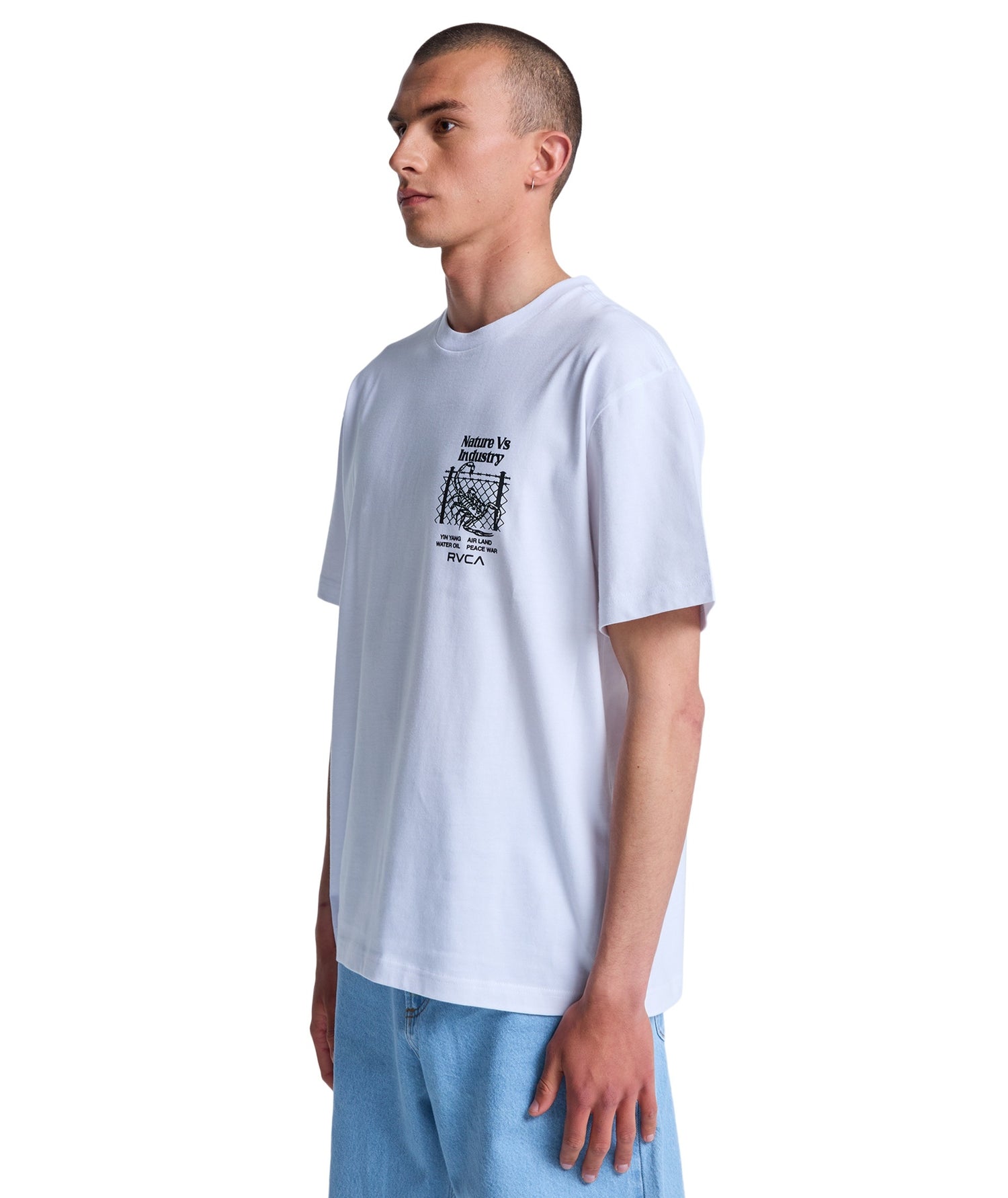 SECURITY CODE - T-SHIRT EVYZT00336 -WHT RVCA 