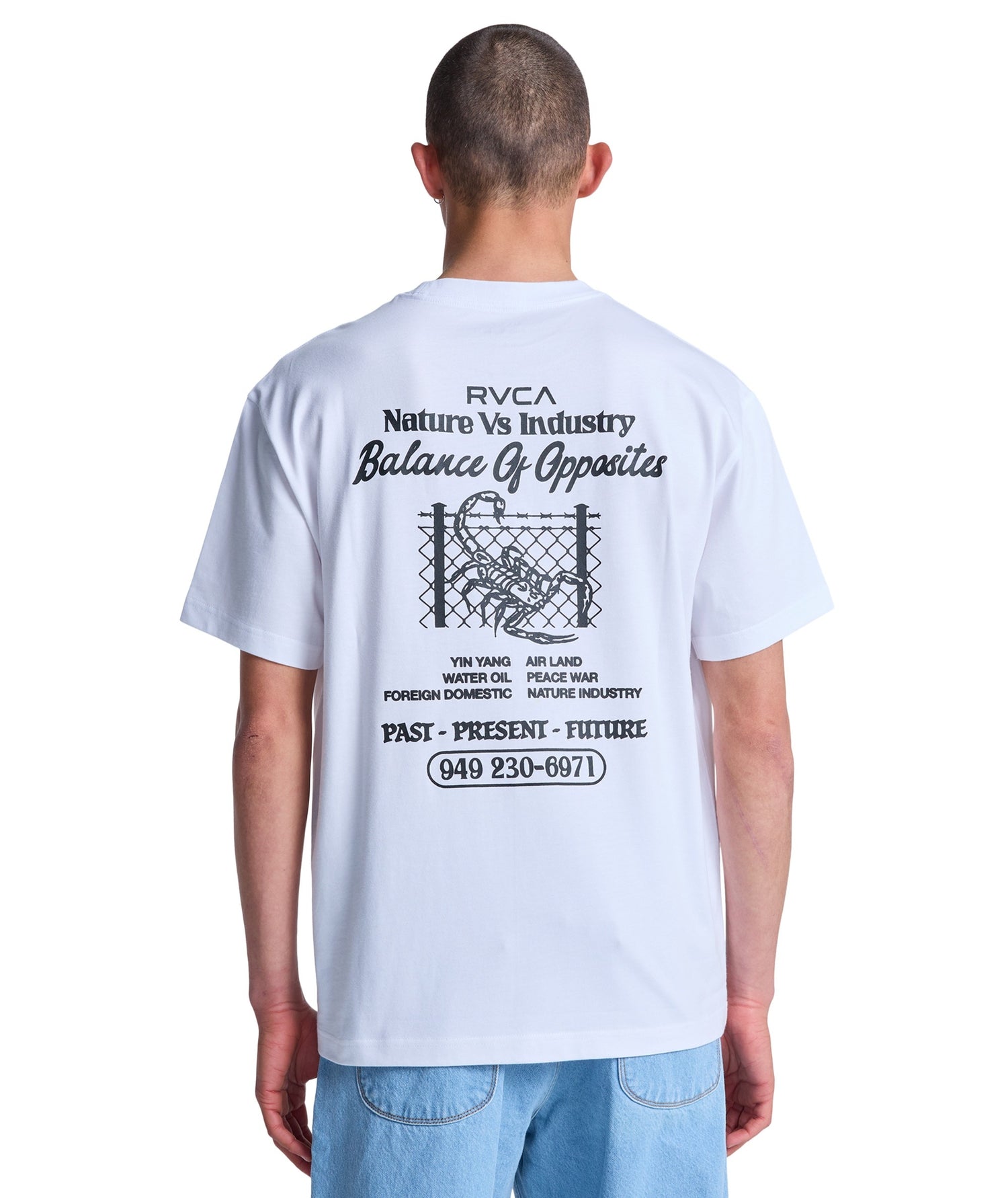 SECURITY CODE - T-SHIRT EVYZT00336 -WHT RVCA 