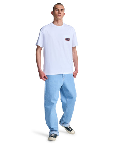 STINGBAY POCKET - T-SHIRT EVYZT00342 -WHT RVCA 