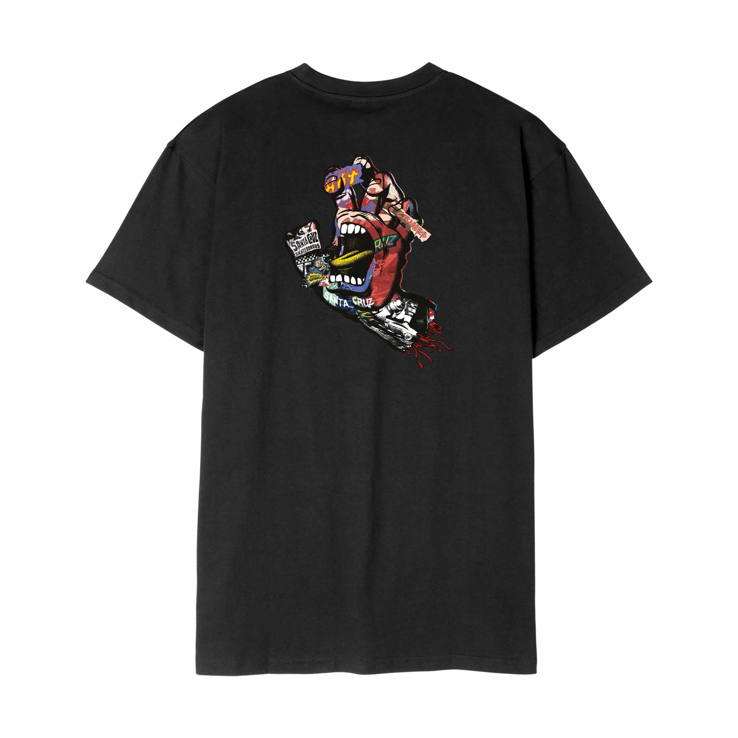 COLLAGE HAND - T-SHIRT SCA-TEE-13251 . SANTA CRUZ 
