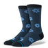 DIGITAL DAISY CREW - CALZE 62US0000825 -BLK STANCE 