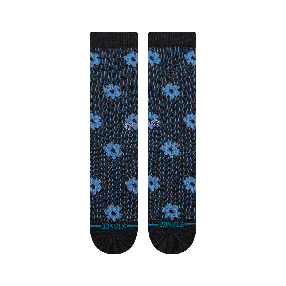 DIGITAL DAISY CREW - CALZE 62US0000825 -BLK STANCE 