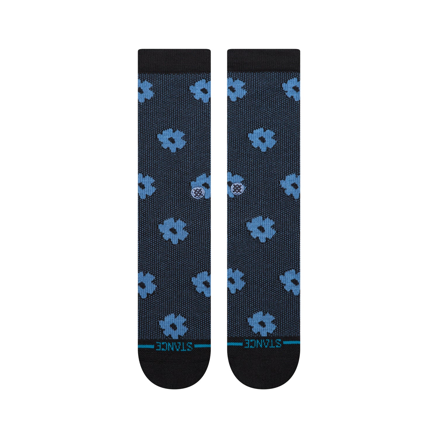DIGITAL DAISY CREW - CALZE 62US0000825 -BLK STANCE 
