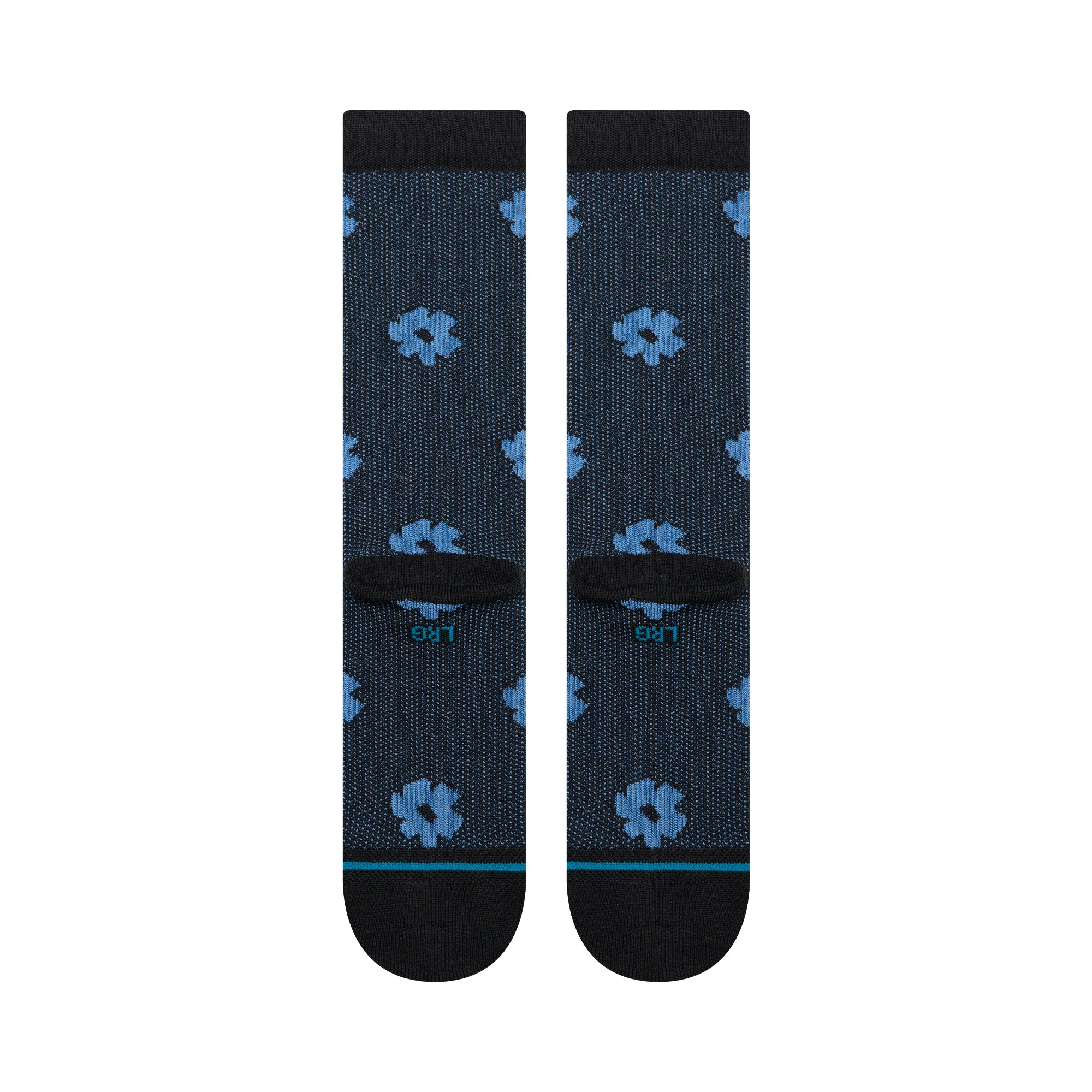 DIGITAL DAISY CREW - CALZE 62US0000825 -BLK STANCE 
