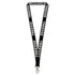LANYARD INTESSUTO - PORTACHIAVI 3S-26102LYPDC01 -BLK TREESSE 