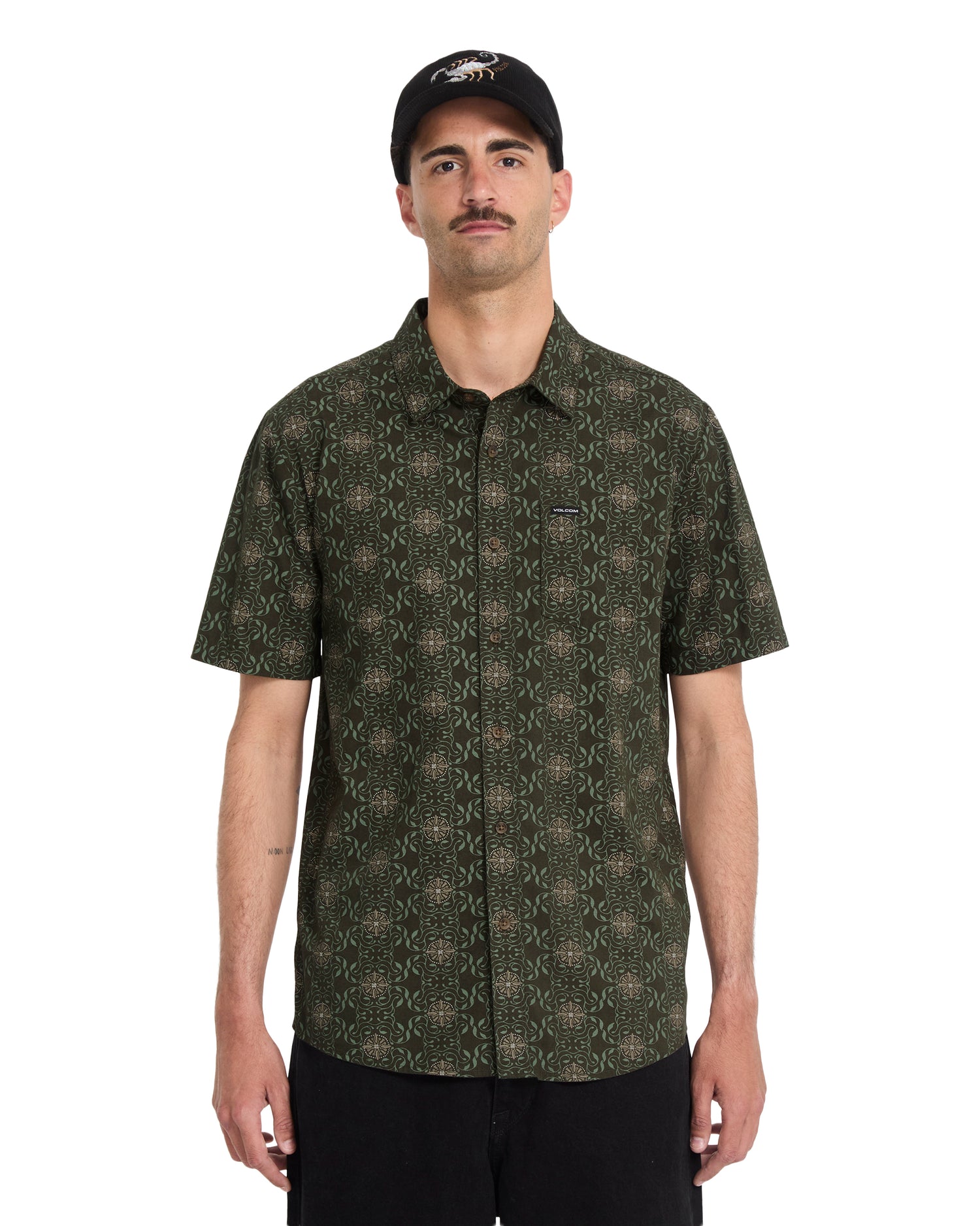 SCALER STONE WOVEN - CAMICIA A0412624 _SQD VOLCOM 
