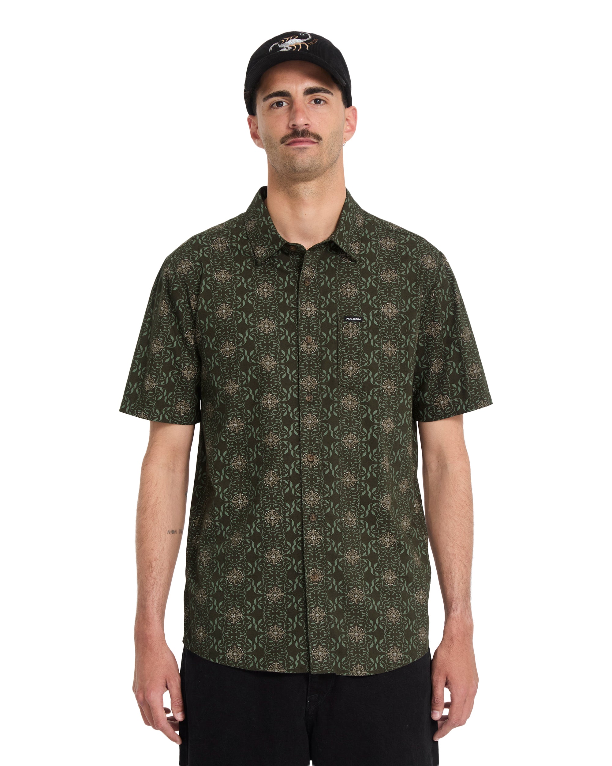 SCALER STONE WOVEN - CAMICIA A0412624 _SQD VOLCOM 