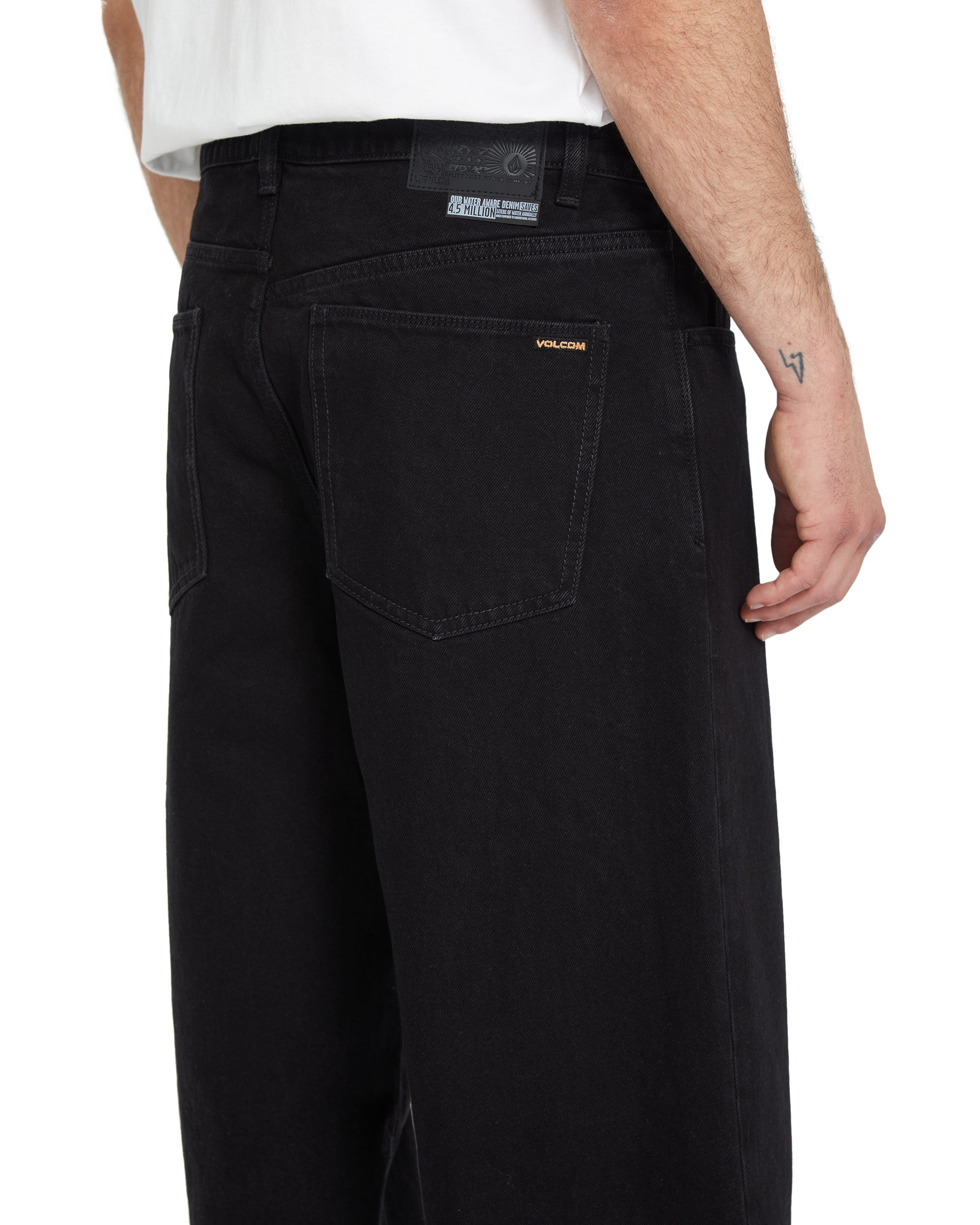 BILLOW DENIM - PANTALONE A1912618 _BLK VOLCOM 