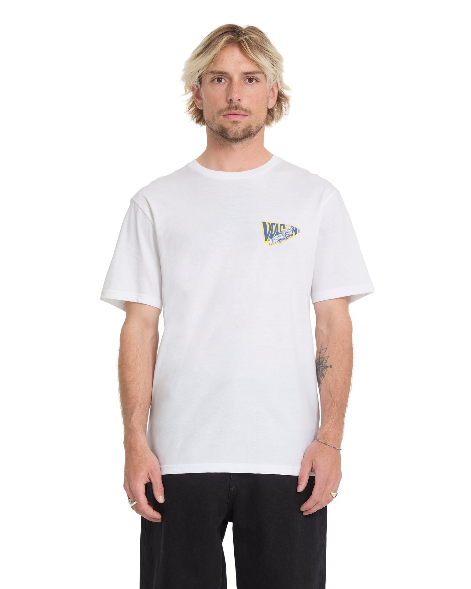 ALIX COFFIN - T-SHIRT A3512662 _WHT VOLCOM 