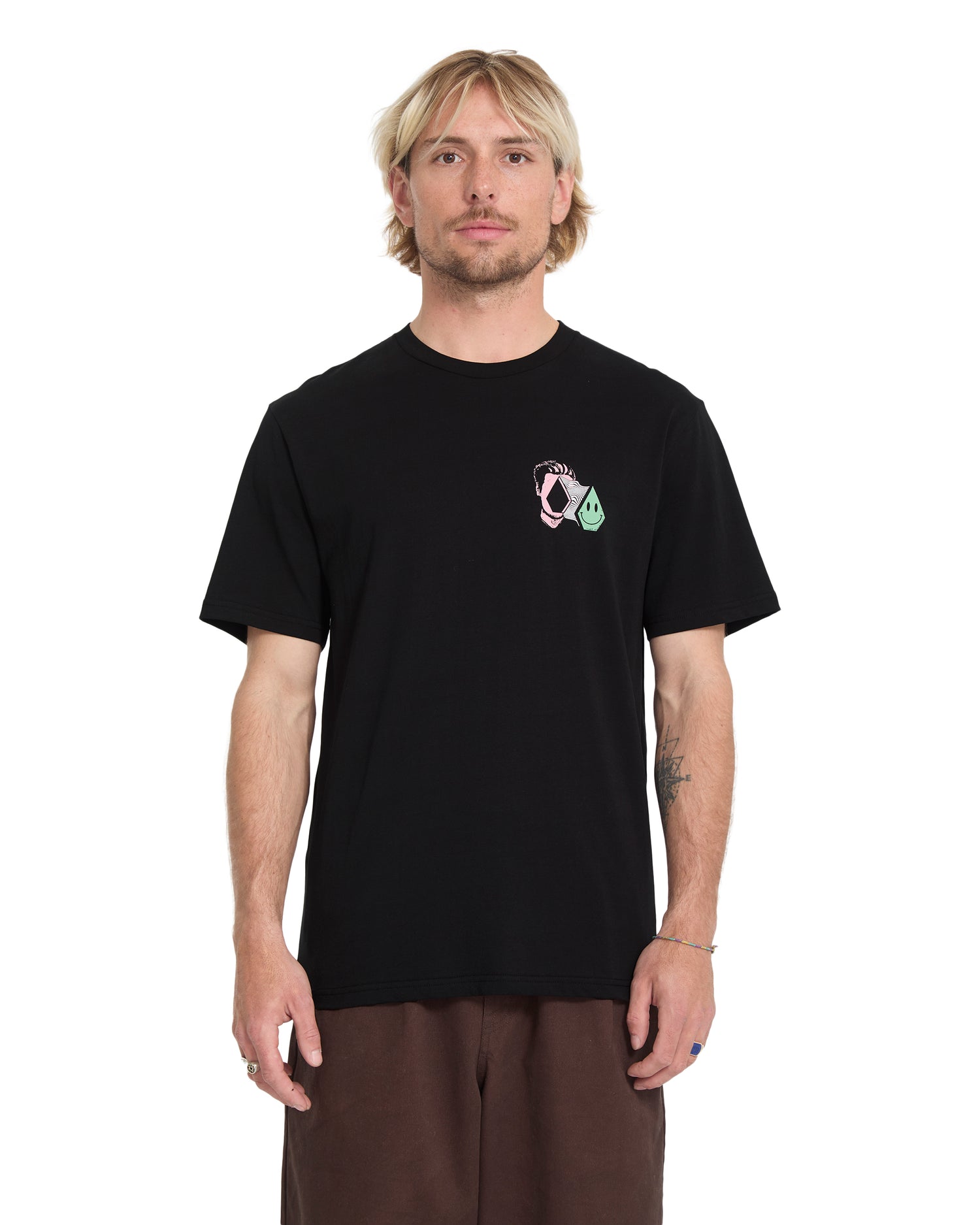 AURA - T-SHIRT A3512663 _BLK VOLCOM 