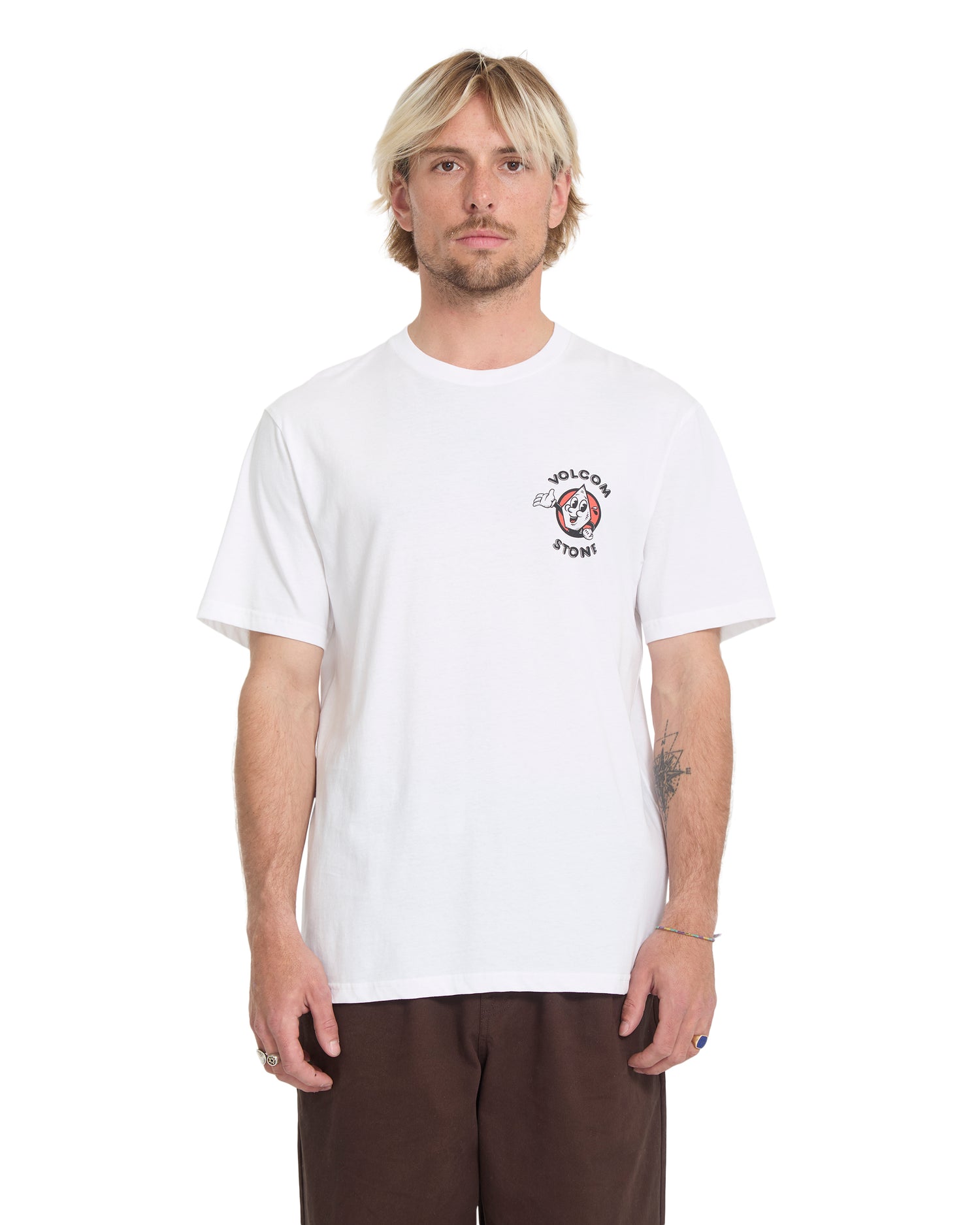 MISTE STONE - T-SHIRT A3512664 _WHT VOLCOM 